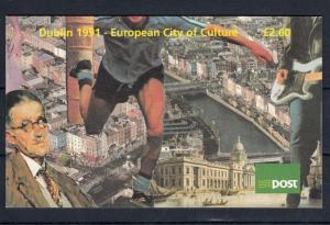 Ireland 1991 MNH** Stamp Booklet Dublin City of Culture All Panes #A2602