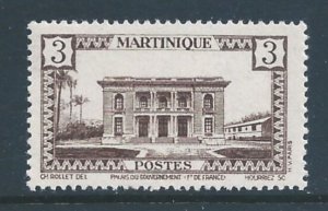 Martinique #189A NH 3c Government Palace