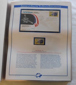 America's Salute to Space Exploration, Fleetwood First Day Covers w/ Min...