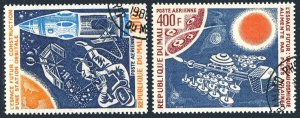 Mali C275-C276, MNH. Michel 530-531. Futuristic space achievements, 1976.