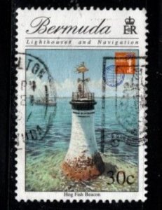 Bermuda - #727 Hog Fish Beacon Lighthouse - Used