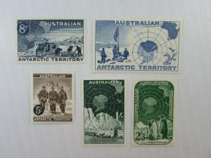 c1957  Australia Antarctic Territory  SC #L1-5  MNH stamps