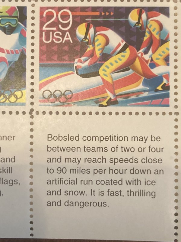 Winter Olympics 2615a Mint Sheet