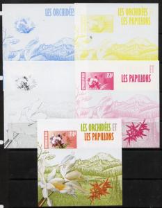 Niger Republic 2013 Orchids & Butterflies #3 m/sheet ...