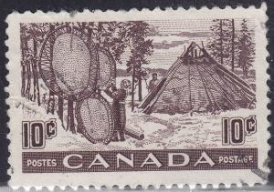 Canada 301 Drying Animal Hides 1950