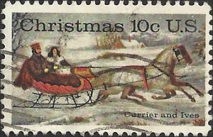 # 1551 USED CHRISTMAS CURRIER AND IVES