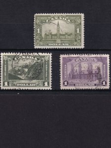 Canada, Scott 159,177,245 Used High Denom, F-VF
