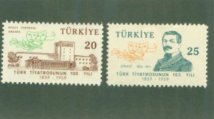 TURKEY 1434-5 MH BIN $1.00
