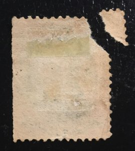 US #185 ??? Used Andrew Jackson 5c - Damaged / Fault