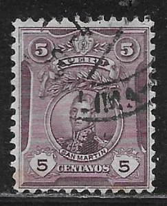 Peru 180: 5c José Francisco de San Martín, used, F