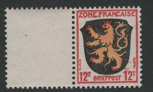 Germany - under French occupation - Scott # 4N6, label in size of stamp, mint nh