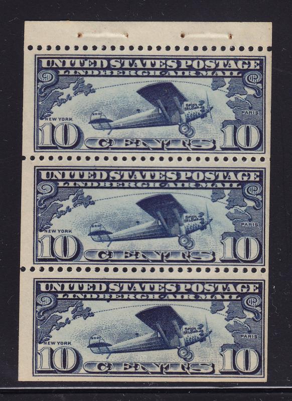 C10A VF OG mint never hinged Pane with nice color cv $ 120 ! see pic !