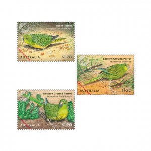 2024 Australia Ground Parrots (3) (Scott NA) MNH