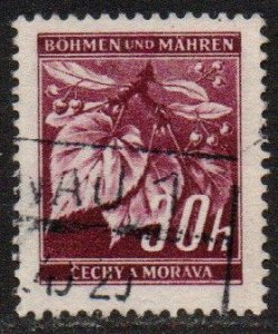 Czechoslovakia - Bohemia and Moravia Sc #24 Used