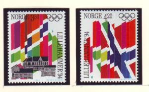 Norway Sc 1029-0 1992 Olympics stamp set mint NH