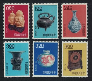 Taiwan Ancient Chinese Art Treasures 3rd issue 6v 1962 MNH SG#429-434
