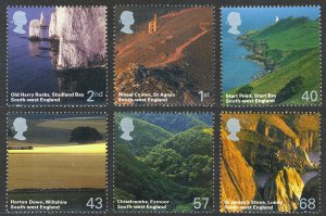 Great Britain 2005 Scott #2261-2266 Mint Never Hinged