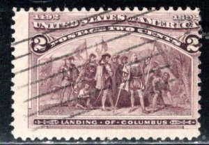 United States Scott # 231, used