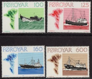 Thematic stamps FAROE IS 1977 FISHING VESSELS 23/6 mint