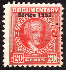 1952, US 20c, Documentary, Used, Sc R593