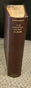 International AIR POST Album  1940 Scott Stamp Company Vol 1  A-V  1360 stamps