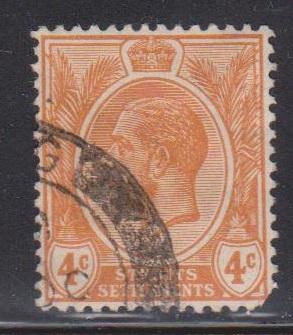 STRAITS SETTLEMENTS Scott # 220 Used - KGV Definitive