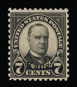 GENUINE SCOTT #665 VF-XF MINT PRISTINE OG NH 1929 KANSAS OVERPRINT ISSUE #8960