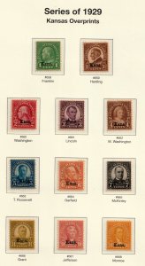 United States     658-668    1 MNH, rest are MH   All original gum  nicer grades