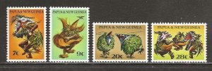 Papua New Guinea Scott catalog # 336-339 Unused Hinged