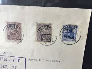 German occupation of Romania ninth army post 1917 stamp cover Ref  R28340