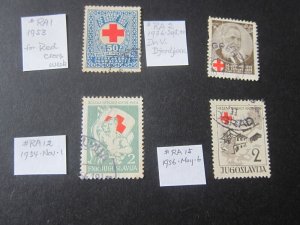 Yugoslavia Red Cross,TB,Nurse,Doctor,Charity stamp FU