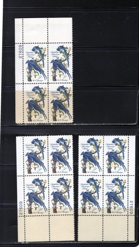 1241 John Audubon, MNH PB/4 set/3 (#27609)