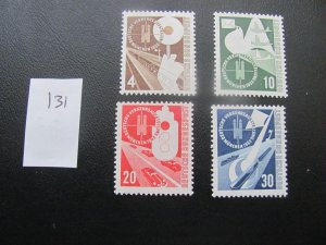 GERMANY 1953 MNH  SC  698-701  XF  (131)