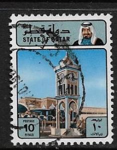 QATAR  627 USED   CLOCK TOWER STAMP