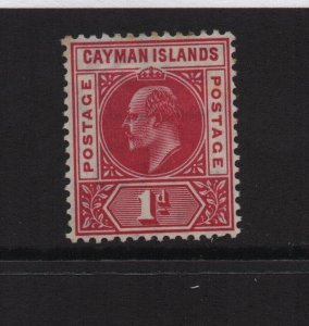 Cayman Islands 1905 SG9 1d MCA watermark mounted mint