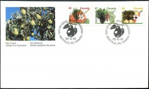 ?Canada #1364 &1368 &1372 FRUIT TREES Brand New 1992 Unaddressed IssueOpens in