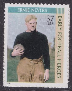 US 3809 Early Football Heroes Ernie Nevers 37c single MNH 2003