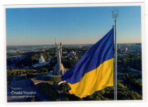 Official Postcard Estonia 2022 War in Ukraine Peace Solidarity Flag