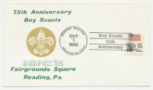 Cover / Postmark USA 1982 Boy Scouts 75th Anniversary