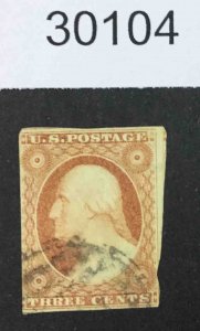 US STAMPS   #11 USED LOT #30104