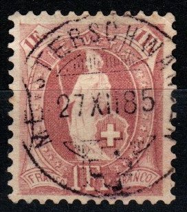 Switzerland #87 F-VF  Used CV $16.00 (X1420)