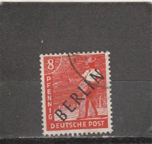 Germany  Scott#  9N3  Used  (1948 Overprinted)
