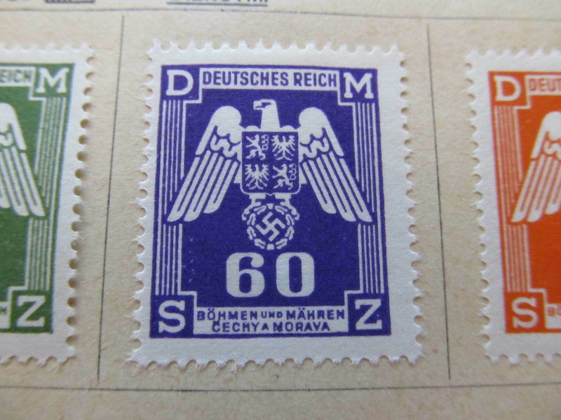Bohemia and Moravia 1943 60h fine mh* stamp A11P9F38-