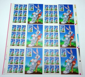 USA #3137 Bugs Bunny 1997 Uncut Press Sheet of 60 Stamps 32c Postage Mint NH