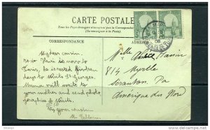 Tunisia 1908 Postal Card La Marsa