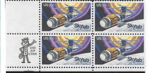 US#1529 10c Skylab  Zip Block of 4 (MNH) CV$1.00