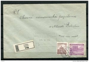 Chechoslovakia/Bohemia & Moravia 1941 Cover Registered