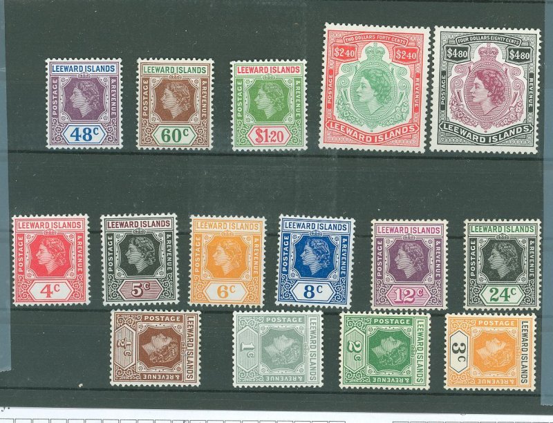 Leeward Islands #133-147  Single (Complete Set)