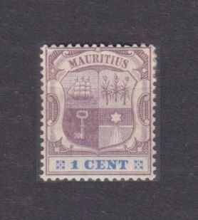 1895 Mauritius 82 MLH Coat of Arms
