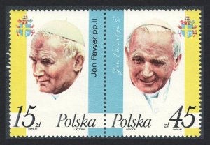 Poland 3rd Papal Visit 2v 1987 MNH SG#3112-3113